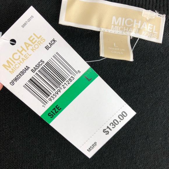 Michael Michael Kors Sweater Large Black - Picture 11 of 13